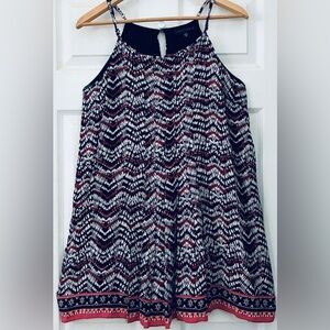 Sanctuary Black and Red Abstract Dress